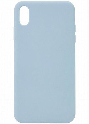 Чехол silk full protective (aa) no logo для apple iphone x / xs (5.8") бирюзовый / turquoise