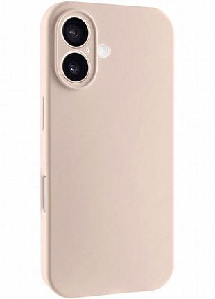 Чехол silk full camera protective (aa) no logo для apple iphone 16 plus (6.7") розовый / pink sand