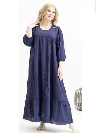 Ярусное платье 👗 большого размера