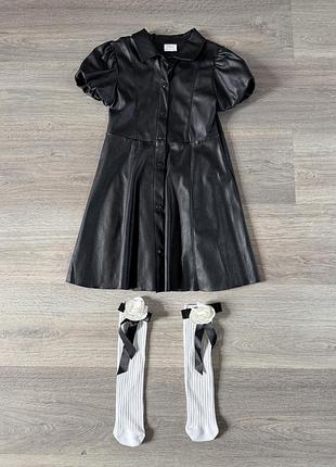 Сукня під кожу zara