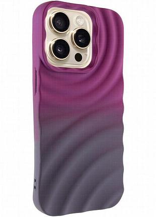 Чехол tpu colorwave для apple iphone 15 pro max (6.7") purple / gray