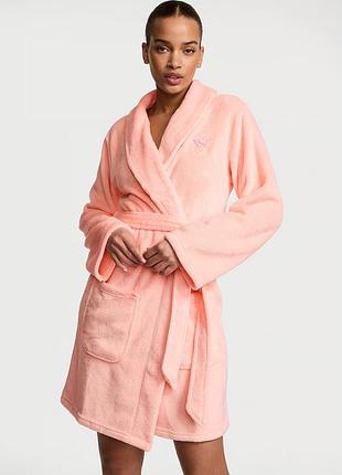 Плюшевий теплий халат victoria’s secret оригінал сша
