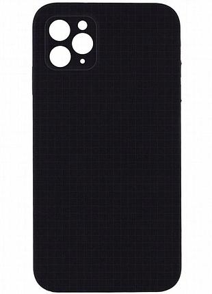 Чехол silk square full camera protective (aa) no logo для apple iphone 11 pro max (6.5") черный / black