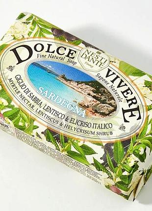 Italy,nesti dante original dolce vivere sardegna, unisex нишевое парфюмированное натуральное мыло для лица, тела, волос, безсульфатный шампунь