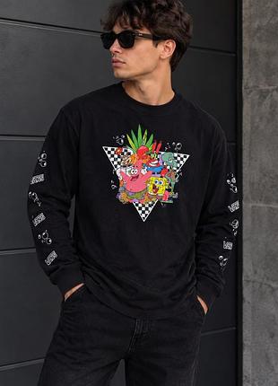Оригінальний лонгслів vans x spongebob squarepants (колаборація)
