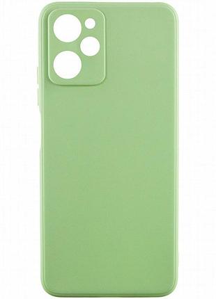 Силиконовый чехол candy full camera для xiaomi poco x5 pro 5g фисташковый