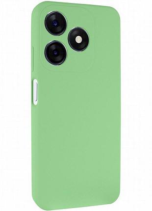 Чехол silicone cover lakshmi full camera (aaa) для tecno spark 10 мятный / mint