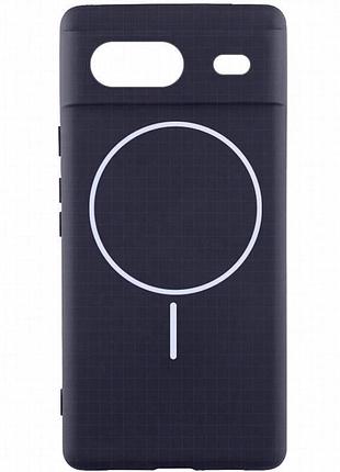Чехол silicone cover lakshmi full camera (aa) with magnetic fit для google pixel 8 темно-синий / midnight blue