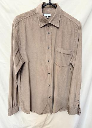 Reiss racer — мужская вельветовая рубашка-оверсайз xl