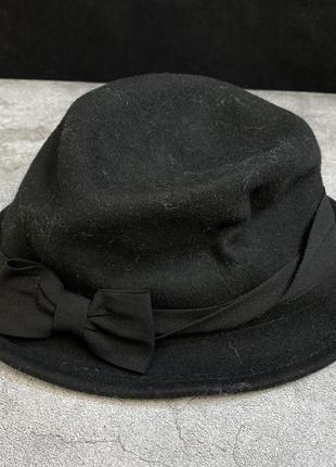 Шляпка фетровая черная h&m4 фото