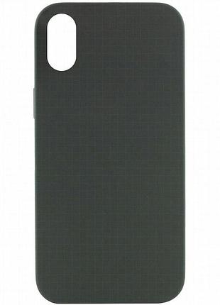 Чехол silk full protective (aa) no logo для apple iphone x / xs (5.8") зеленый / cyprus green