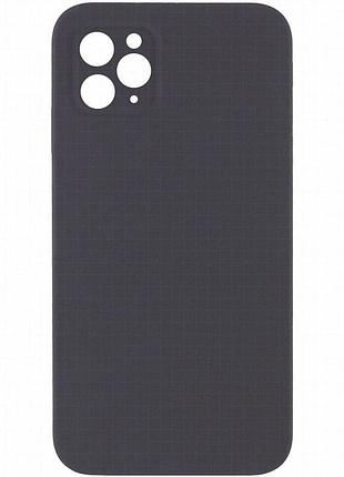 Чехол silk square full camera protective (aa) no logo для apple iphone 11 pro (5.8") серый / dark gray