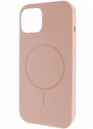 Чехол silk full protective (aa) no logo with magnetic fit для apple iphone 11 pro max (6.5") розовый / pink sand
