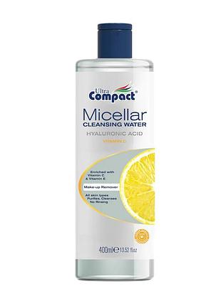 Мицеллярная вода для лица ultra compact hyaluronic acid витамин с 400 мл