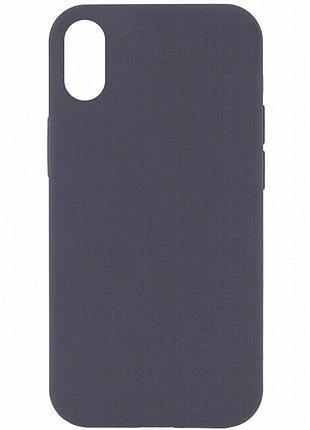 Чехол silk full protective (aa) no logo для apple iphone x / xs (5.8") серый / dark gray