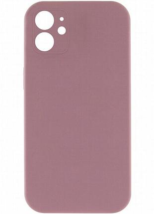Чехол silk square full camera protective (aa) no logo для apple iphone 11 (6.1") лиловый / lilac pride