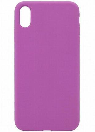 Чехол silk full protective (aa) no logo для apple iphone x / xs (5.8") фиолетовый / grape