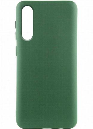 Чехол tpu getman liquid silk для samsung galaxy a50 (a505f) / a50s / a30s зеленый / dark green