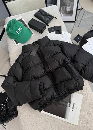 Женская осенняя объемная куртка oversize на био-пуху с плащевки лаке 42/44 46/48