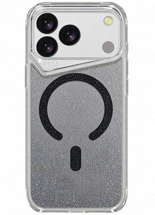 Чехол tpu+pc gear4 crystal palace shine with magnetic fit для apple iphone 17 pro / 18 pro (6.3") black