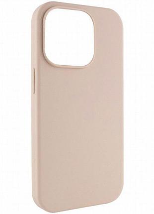 Чехол silk (aa) no logo with magnetic fit для apple iphone 15 pro max (6.7") розовый / pink sand