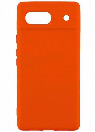Чехол tpu getman liquid silk full camera для google pixel 6 красный / red