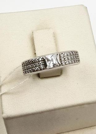 Кольцо серебряное с фианитом 17 2,53 г