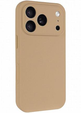 Чехол silk full camera protective (aa) no logo для apple iphone 17 pro / 18 pro (6.3") бежевый / desert gold
