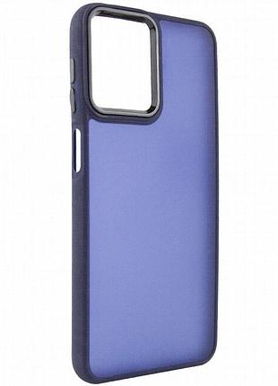 Чехол tpu+pc lyon frosted для motorola moto e13 navy blue