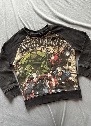 Кофта для хлопчика marvel месники, сіра