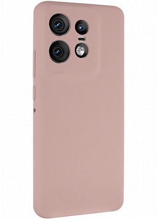 Чехол silicone cover lakshmi full camera (aaa) для motorola edge 50 pro розовый / pink sand