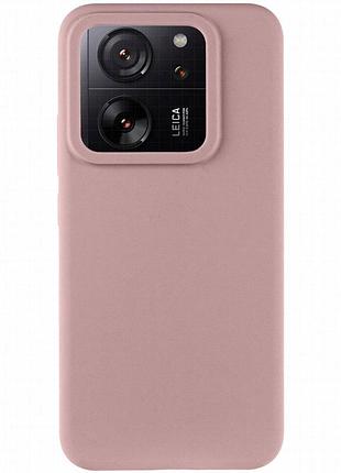 Чехол silicone cover lakshmi (aaa) для xiaomi 13t / 13t pro розовый / pink sand