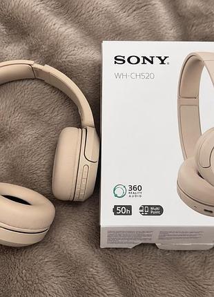 Навушники sony wh-ch520 бежеві