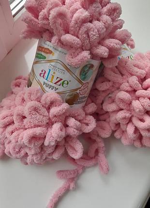 Пряжа alize puffy, колір 161