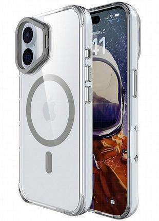 Чехол tpu space case apex with magnetic fit для apple iphone 17 (6.3") grey