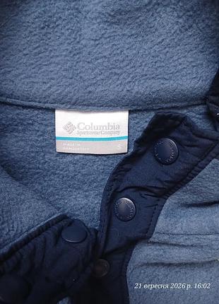 Кофта чоловіча columbia флісова синя 3