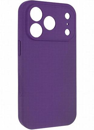 Чехол silk full camera protective (aa) no logo для apple iphone 17 pro (6.3") фиолетовый / amethyst