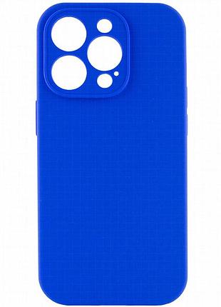 Чехол silk full camera protective (aa) no logo для apple iphone 14 pro (6.1") синий / capri blue