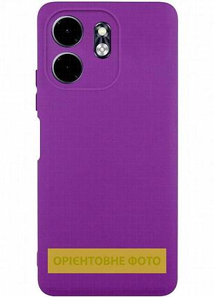 Чехол tpu getman liquid silk full camera для xiaomi redmi 15c (eu) фиолетовый / purple