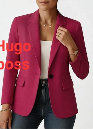 Шерстяной пиджак hugo boss