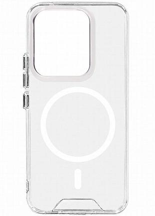 Чехол tpu space case with magnetic fit для motorola moto g15 / g17 / g17 power прозрачный