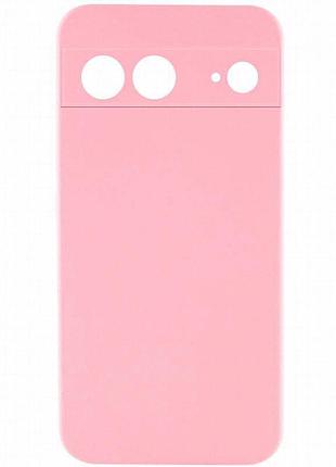 Чехол tpu getman liquid silk full camera для google pixel 7 розовый / pink