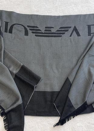 Шарф emporio armani (двосторонній) оригінальний палантин