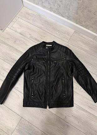 Куртка шкіряна для хлопчика zara розмір 11-12 років