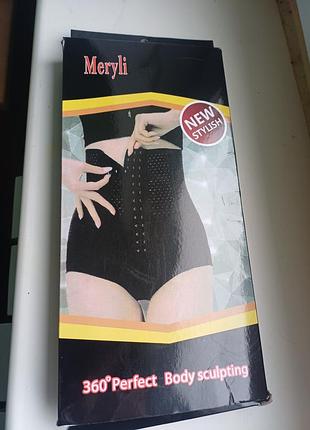 Жіночий корсет meryli 360° perfect body sculpting, чорний