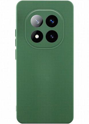 Чехол tpu getman liquid silk full camera для xiaomi redmi note 15 pro 5g зеленый / dark green