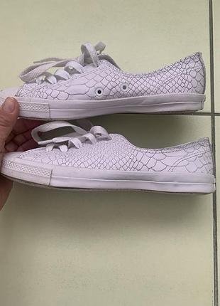 Кеди з натуральної шкіри converse 35,5