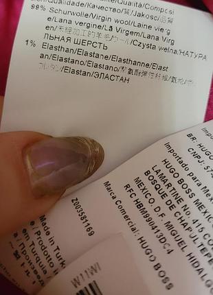 Шерстяной пиджак hugo boss 8