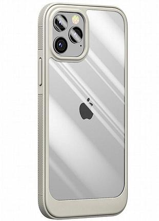 Чехол tpu+pc pulse для apple iphone 13 pro max (6.7") white
