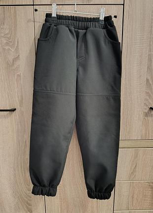 Спортивні штани для дітей, чорні, непромокаючі